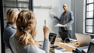 Image of professionals in a business meeting