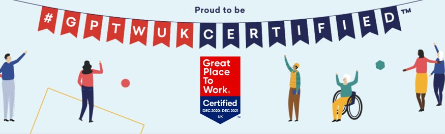 Great place to work template with GPTW logo + Date  