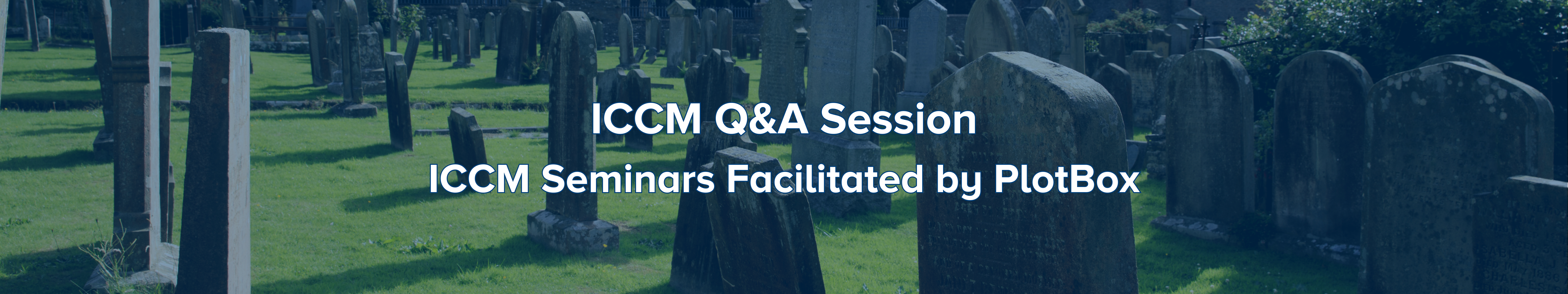 ICCM Webinars banners