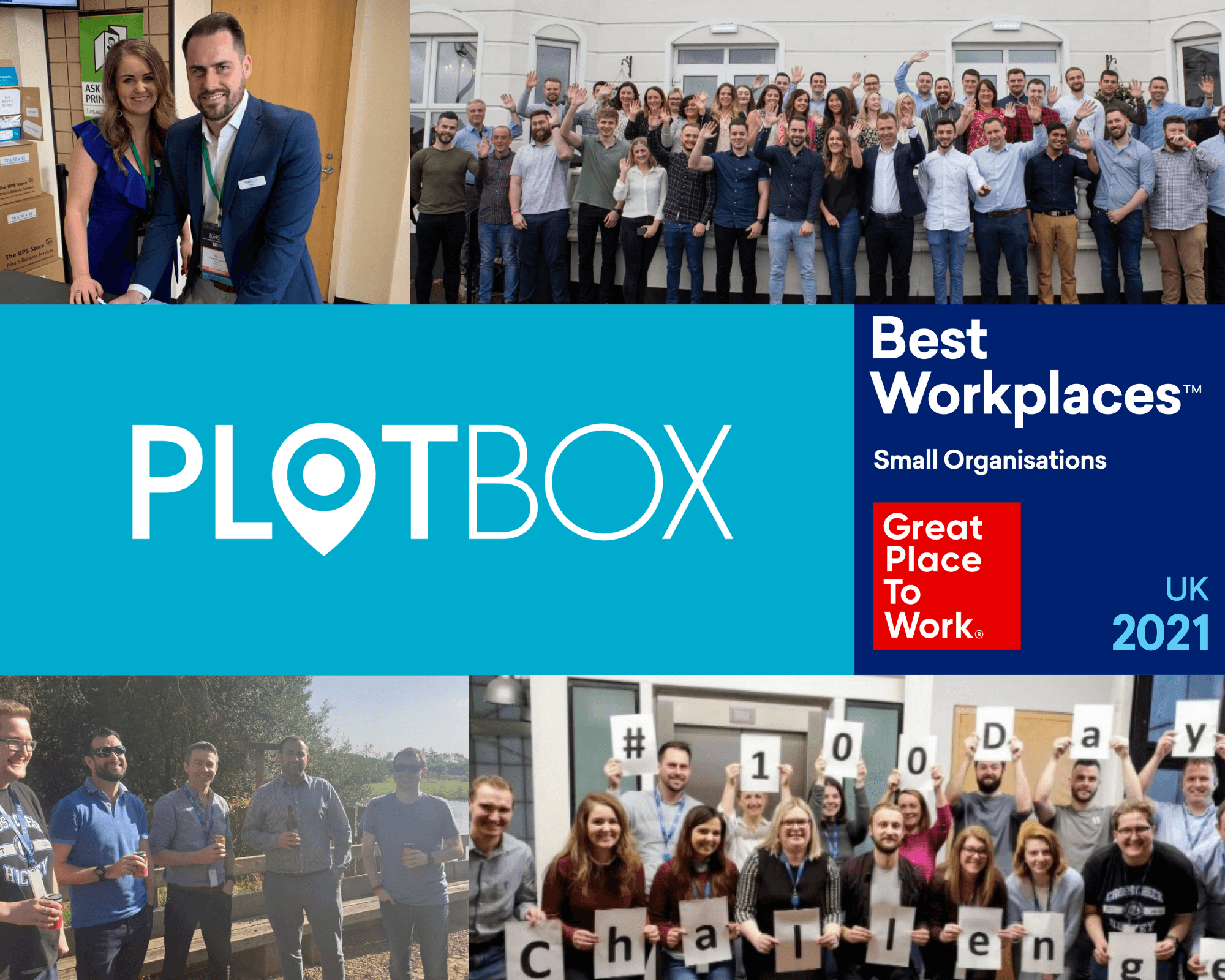 PlotBox named as one of the 2021 UK’s Best Workplaces™