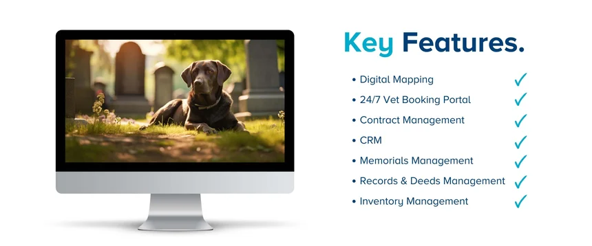 PlotBox Pet Cemetery Software Key Features