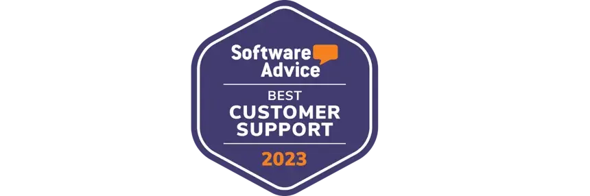 Software advice - Best customer support 2023 logo